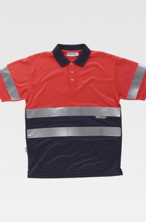 Polo Rojo Combinado (C3867)