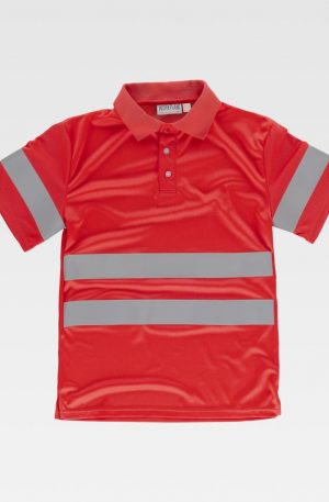 Polo Manga Corta Rojo (C3887)