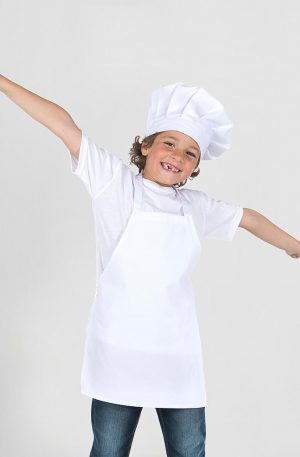 DELANTAL INFANTIL PETO BLANCO (111600)