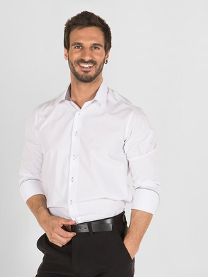 CAMISA HOMBRE MAURO SLIM FIT POPELIN 260300