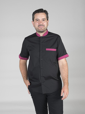 CAMISA HOMBRE CUELLO MAO M/C COMBI 266200