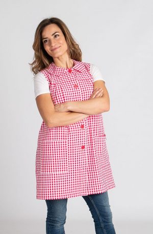BATA MUJER S/MANGA VICHY BAMBULA ADULTO (593100)