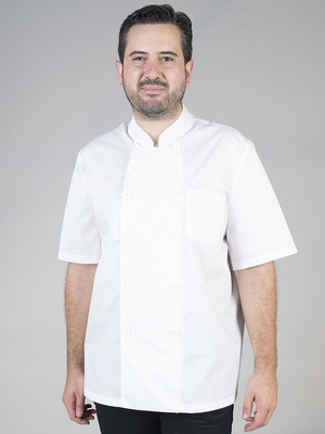 CHAQUETA UNISEX POPELIN FINO BLANCO M/C 916000