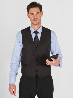 CHALECO CAMARERO NEGRO 990000