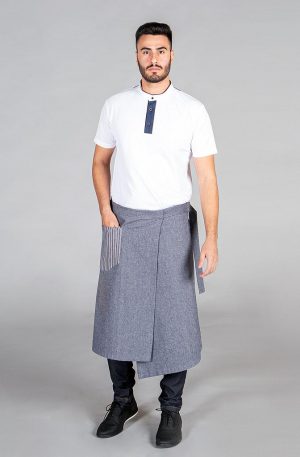 DELANTAL FRANCES CON HEBILLA (157700)