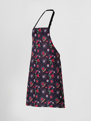 DELANTAL CON PETO ESTAMPADO 80X68 CM 159200