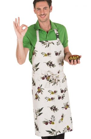 DELANTAL ESTAMPADO HEBILLA 95X75 CM (161100)