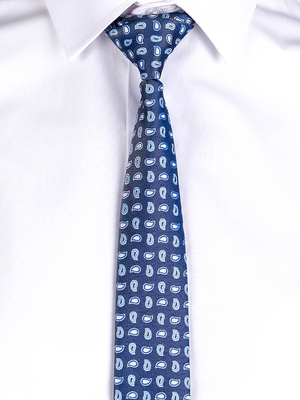 CORBATA CON NUDO DE PALA ESTRECHA 327100