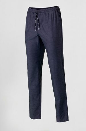 PANTALON UNISEX CON CORDON CHAMBRAY ROMBOS (702300)