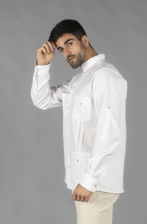 GUAYABERA HOMBRE CUELLO MAO BORNEO 210003