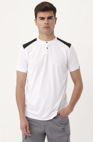 Camiseta Cuello Caja Regular Fit 03019
