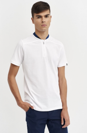 Polo Cuello Mao y Cremallera Regular Fit 03023