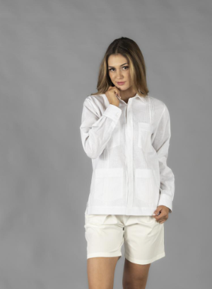 GUAYABERA MUJER CUELLO CAMISERO SUMATRA 210014