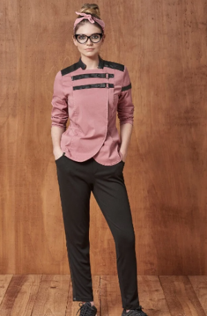 Chaquetilla Tiras Polipiel Slim Fit 04141