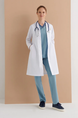 Bata Tejido Combinado Corchete Oculto Slim Fit APUX 12.08