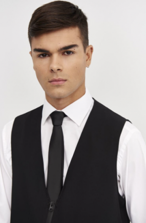 Camisa Cuello Italiano Slim Fit 02141
