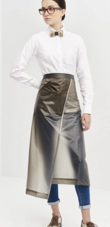 Delantal Francés Transparente 01419