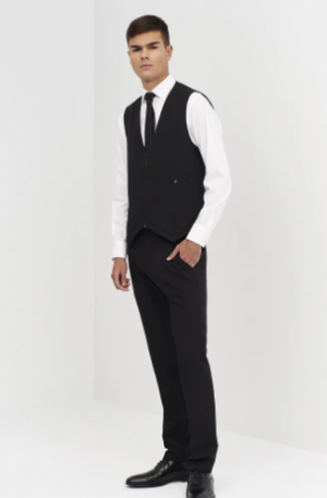 Chaleco con Cremallera Slim Fit 04027