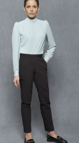 Blusa Cuello Alto Regular Fit 02247