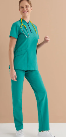 Casaca Sanitaria Cuello Mao Slim Fit LYNX 22.24